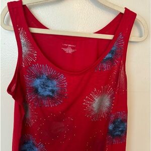 Lane Bryant Red sleeveless tank.